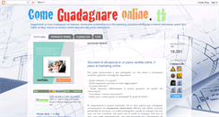 Desktop Screenshot of guadagnoconadsense.blogspot.com