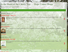 Tablet Screenshot of intheshadeofthecherrytree.blogspot.com
