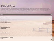 Tablet Screenshot of o-a-levelphysics.blogspot.com