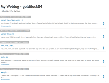 Tablet Screenshot of goldilock84.blogspot.com
