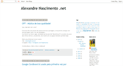 Desktop Screenshot of alexandrernascimento.blogspot.com