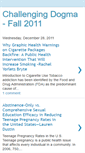 Mobile Screenshot of challengingdogma-fall2011.blogspot.com