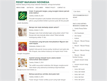 Tablet Screenshot of indonesiaresepmakanan.blogspot.com