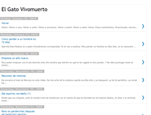 Tablet Screenshot of gatovivomuerto.blogspot.com