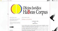 Desktop Screenshot of oficinahabeascorpus.blogspot.com