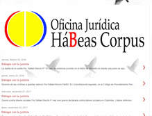 Tablet Screenshot of oficinahabeascorpus.blogspot.com