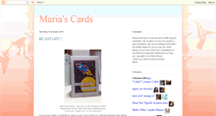 Desktop Screenshot of mariascards.blogspot.com