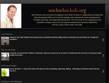 Tablet Screenshot of michaelenichols.blogspot.com