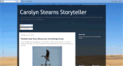 Desktop Screenshot of carolynstearnsstoryteller.blogspot.com