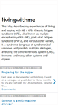 Mobile Screenshot of livingwithcfs.blogspot.com