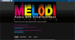 Desktop Screenshot of melodiradio.blogspot.com