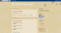 Desktop Screenshot of bcamanahgold.blogspot.com