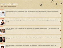 Tablet Screenshot of mythologynames.blogspot.com