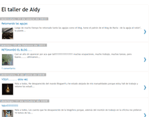 Tablet Screenshot of eltallerdeaidy.blogspot.com