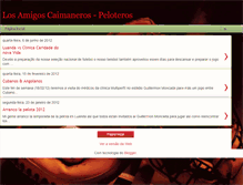 Tablet Screenshot of loscaimaneros.blogspot.com
