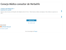 Tablet Screenshot of medicoconsultorherbalife.blogspot.com