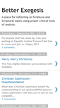 Mobile Screenshot of betterexegesis.blogspot.com
