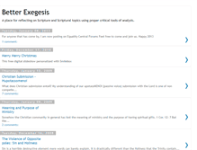 Tablet Screenshot of betterexegesis.blogspot.com