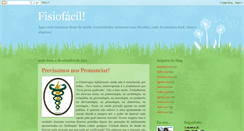 Desktop Screenshot of fisiofacil.blogspot.com