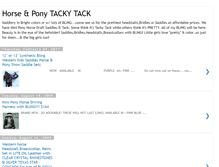 Tablet Screenshot of horseponytackytack.blogspot.com