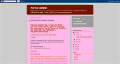 Desktop Screenshot of normasociales.blogspot.com