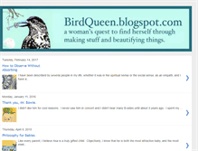 Tablet Screenshot of birdqueen.blogspot.com