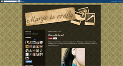 Desktop Screenshot of margoiscrafty.blogspot.com