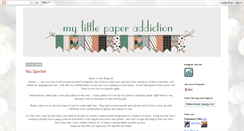 Desktop Screenshot of mylittlepaperaddiction.blogspot.com