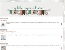 Tablet Screenshot of mylittlepaperaddiction.blogspot.com