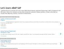 Tablet Screenshot of belajar-abap.blogspot.com