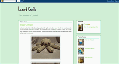 Desktop Screenshot of lizzardcrafts.blogspot.com