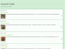 Tablet Screenshot of lizzardcrafts.blogspot.com
