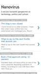 Mobile Screenshot of nanovirus.blogspot.com