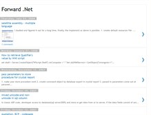 Tablet Screenshot of forwardonnet.blogspot.com