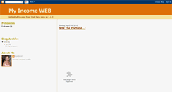 Desktop Screenshot of myincomeweb.blogspot.com
