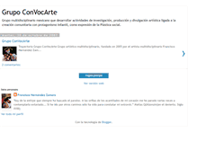 Tablet Screenshot of grupoconvocarte.blogspot.com
