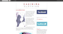 Desktop Screenshot of casimiraclothing.blogspot.com