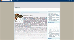 Desktop Screenshot of 2009statetax.blogspot.com