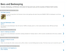 Tablet Screenshot of haywoodbeekeeping.blogspot.com