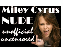 Tablet Screenshot of miley-uncensored.blogspot.com