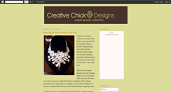 Desktop Screenshot of creativechickdesigns.blogspot.com