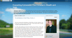 Desktop Screenshot of expositingephesians.blogspot.com