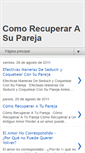 Mobile Screenshot of comorecuperarasupareja.blogspot.com