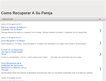 Tablet Screenshot of comorecuperarasupareja.blogspot.com