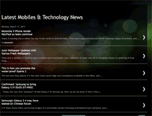 Tablet Screenshot of cellntechnews.blogspot.com