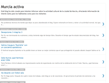 Tablet Screenshot of murciaactiva.blogspot.com