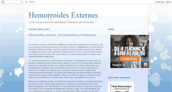 Desktop Screenshot of hemorroidesexternes.blogspot.com