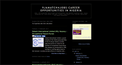 Desktop Screenshot of 9jamatch4jobs.blogspot.com