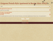 Tablet Screenshot of apartmentforsaleinbuenosaires.blogspot.com