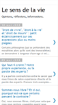 Mobile Screenshot of le-sens-de-la-vie.blogspot.com
